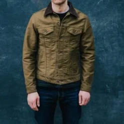 Iron Heart12oz Whipcord Modified Type III Jacket - Olive Drab Green