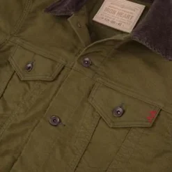 Iron Heart12oz Whipcord Modified Type III Jacket - Olive Drab Green -Norse Projects Sales 12oz Whipcord Modified Type III Jacket Olive Drab Green 20230916221039 3
