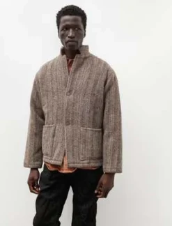 Tender916 Common Herdwick Wool Tweed Coat - Tan Wattle -Norse Projects Sales 916 Common Coat Herdwick Wool Tweed Tan Wattle 20231018231806 1