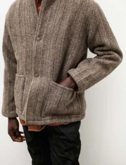 Tender916 Common Herdwick Wool Tweed Coat - Tan Wattle -Norse Projects Sales 916 Common Coat Herdwick Wool Tweed Tan Wattle 20231018231806 2