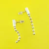 AI STUDIOSBall Chain Studs - .925 Silver