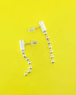 AI STUDIOSBall Chain Studs - .925 Silver