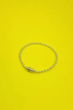 Good ArtLogo Pop Lock Ball Chain Bracelet - Silver