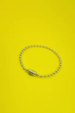 Good ArtTriple Cut Out Pop Lock Ball Chain Bracelet - .925 Silver