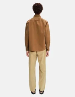 A.P.C.Basile Overshirt - Brown -Norse Projects Sales A P C Basile Overshirt Brown 20220701183438 2