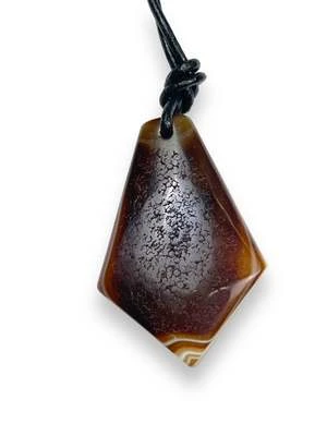 Matthew SwopeAGATE PENDANT - Black 2 Matthew SwopeAGATE PENDANT - Black - Image 2