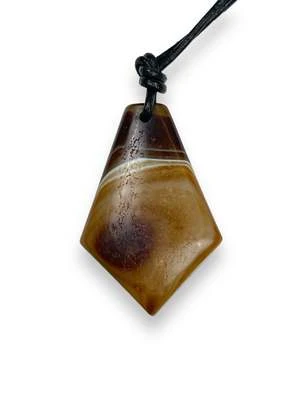 Matthew SwopeAGATE PENDANT - Black 1 Matthew SwopeAGATE PENDANT - Black