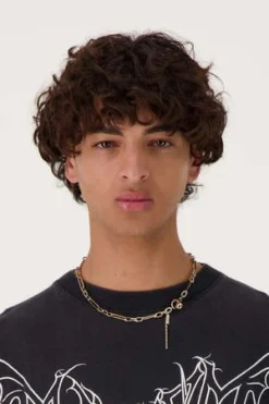 Justine ClenquetALI NECKLACE - PALLADIUM