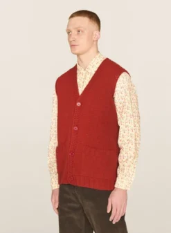YMCAppalachian Waistcoat - Red -Norse Projects Sales Appalachian Waistcoat Red 20230807162524 2