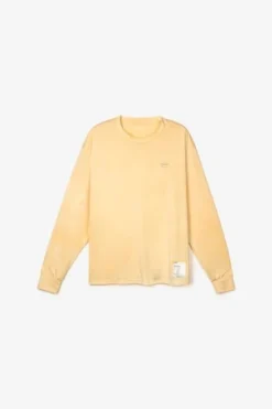 Satisfy RunningAuraLite Long Tee - Mineral Yellow