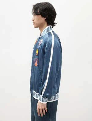 NeedlesAward Jacket - Sateen Blue 3 NeedlesAward Jacket - Sateen Blue - Image 3