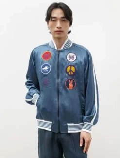 NeedlesAward Jacket - Sateen Blue