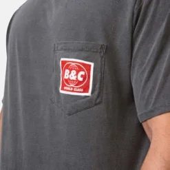 Blue&CreamWorld Class Pocket Tee - Vintage Black -Norse Projects Sales B C World Class Pocket Tee Vintage Black 20230712185627 1