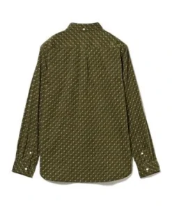 Beams PlusCorduroy Comon Print Button Down Shirt - Green -Norse Projects Sales BEAMS PLUS Corduroy Comon Print Button Down Shirt Green 20231016213136