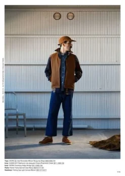 Beams PlusWork Zip Vest - Reversible Brown -Norse Projects Sales BEAMS PLUS Work Zip Vest Reversible Brown 20221019202332 3