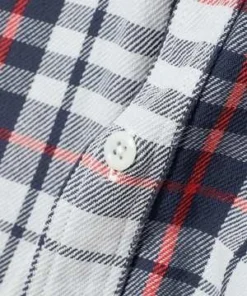 Beams Plusfade Check Work Shirt - Navy -Norse Projects Sales BEAMS PLUS fade check work shirt Navy 20231016213205 2