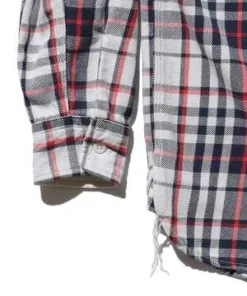 Beams Plusfade Check Work Shirt - Navy -Norse Projects Sales BEAMS PLUS fade check work shirt Navy 20231016213205