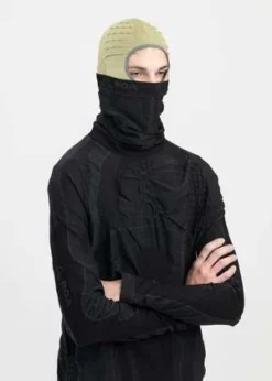 ROA3D KNIT NECK GAITER - BLACK -Norse Projects Sales BLACK 3D KNIT NECK GAITER 20230910145131 2