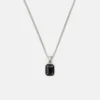 SERGE DENIMESBLACK BLUSH NECKLACE - Silver