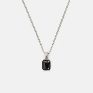 SERGE DENIMESBLACK BLUSH NECKLACE - Silver 1 SERGE DENIMESBLACK BLUSH NECKLACE - Silver