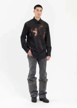 Y/projectBody Collage Shirt - Black -Norse Projects Sales BLACK BODY COLLAGE SHIRT 20231019141029 2