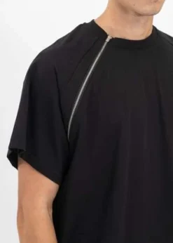 Heliot EmilSequence Zip T-shirt - Black 8 Heliot EmilSequence Zip T-shirt - Black -Norse Projects Sales BLACK SEQUENCE ZIP T SHIRT 20230908104136 1