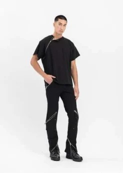Heliot EmilSequence Zip T-shirt - Black 9 Heliot EmilSequence Zip T-shirt - Black -Norse Projects Sales BLACK SEQUENCE ZIP T SHIRT 20230908104136 2