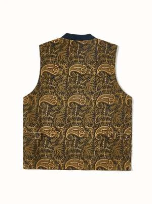 Universal WorksBrixton Waistcoat - Paisley Cord 2 Universal WorksBrixton Waistcoat - Paisley Cord - Image 2