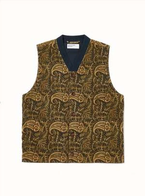 Universal WorksBrixton Waistcoat - Paisley Cord 1 Universal WorksBrixton Waistcoat - Paisley Cord