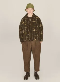 YMCBeach Jacquard Fleece Jacket - Brown Multi -Norse Projects Sales Beach Jacquard Fleece Jacket Brown Multi 20230919145452