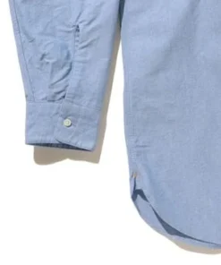 Beams PlusClassic Fit American Oxford Button Down Shirt - Blue -Norse Projects Sales Beams Plus American Oxford Button Down Shirt Classic Fit Blue 20231016213014 1