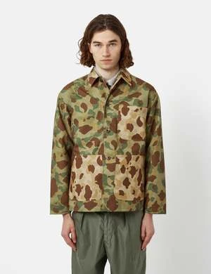Beams PlusMona Lisa Chore Jacket - Panel Green 1 Beams PlusMona Lisa Chore Jacket - Panel Green