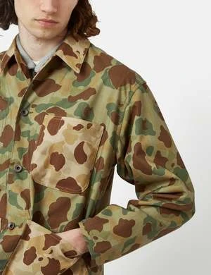 Beams PlusMona Lisa Chore Jacket - Panel Green 2 Beams PlusMona Lisa Chore Jacket - Panel Green - Image 2