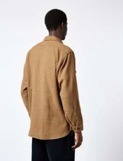 Beams PlusHounds Tooth Work Shirt - Brown -Norse Projects Sales Beams Plus WORK Shirt Hounds Tooth Brown 20230908142443 1
