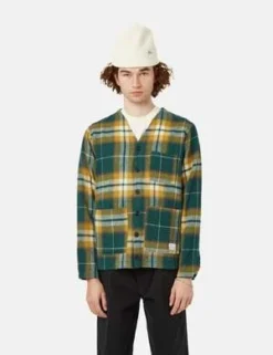 BhodeBhode Japan Cardigan - Plaid Green