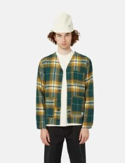 BhodeBhode Japan Cardigan - Plaid Green -Norse Projects Sales Bhode Japan Cardigan Plaid Green 20221110153936 1
