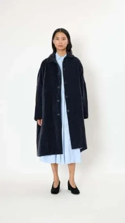Casey CaseyBig Blobby Coat - Navy