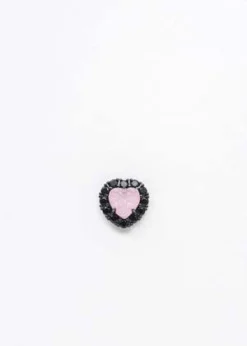 DEPARTMENTBlack Rhinestone And Pink Heart Earring - Multi -Norse Projects Sales Black Rhinestone And Pink Heart Earring Single 20230218142840