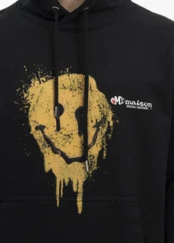 Mihara YasuhiroSmily Face Printed Hoodie - Black -Norse Projects Sales Black Smily Face Printed Hoodie 20230902135337 2