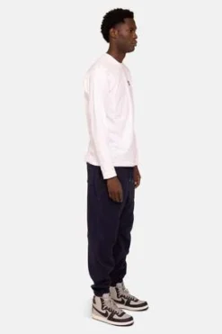 Blue&CreamBleecker Street Long Sleeve - White -Norse Projects Sales Bleecker Street Long Sleeve White 20221227193142 1