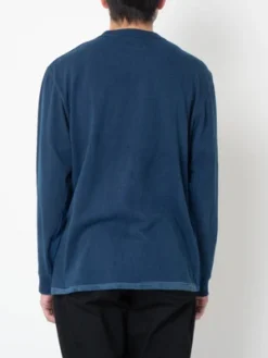 Blue Blue JapanUnisex Knitted Shirt - Indigo Patchwork -Norse Projects Sales Blue Blue Japan Unisex Knitted Shirt Indigo Patchwork 20231028230013
