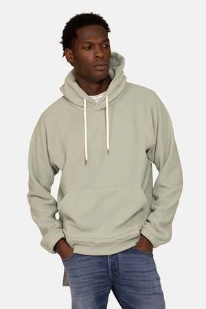 Blue&CreamPolar Fleece Hoodie - Light Sage 1 Blue&CreamPolar Fleece Hoodie - Light Sage