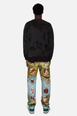 Blue&CreamBob Marley Distressed Crew Neck Sweatshirt - Black -Norse Projects Sales Bob Marley Distressed Crew Neck Sweatshirt 20221204001817 1