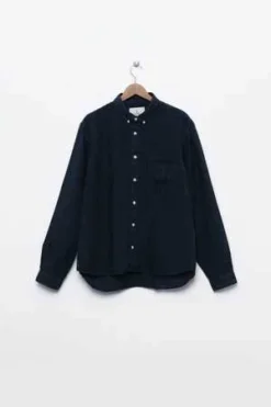 La PazBranco Linen Shirt - Dark Navy -Norse Projects Sales Branco Shirt Dark Navy Linen 20230503182557