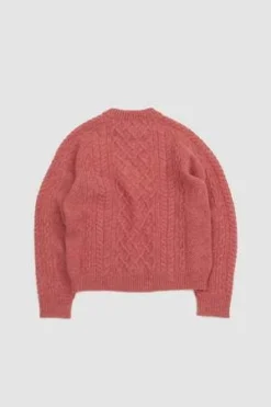 De Bonne FactureCable Knit Sweater - Rose -Norse Projects Sales Cable Knit Sweater Rose 20230915192227 2