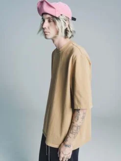 Camiel FortgensHeavy Jersey Short Sleeve Big Tee - Sand -Norse Projects Sales Camiel Fortgens Heavy Jersey Short Sleeve Big Tee Sand 20221025052638