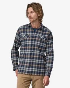 PatagoniaCamisa Organic Cotton Midweight Fjord Flannel Shirt - Fields/New Navy -Norse Projects Sales Camisa Organic Cotton Midweight Fjord Flannel Shirt Fields New Navy 20231030032434 2