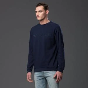 Carlos CamposCAMPOS" Navy Logo Sweatshirt 2 Carlos CamposCAMPOS" Navy Logo Sweatshirt - Image 2