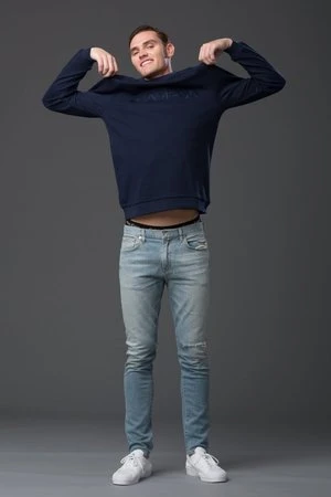 Carlos CamposCAMPOS" Navy Logo Sweatshirt 5 Carlos CamposCAMPOS" Navy Logo Sweatshirt - Image 5