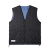 Butter GoodsChainlink Reversible Puffer Vest - Black/Slate